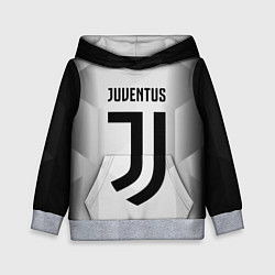 Толстовка-худи детская FC Juventus: Silver Original, цвет: 3D-меланж