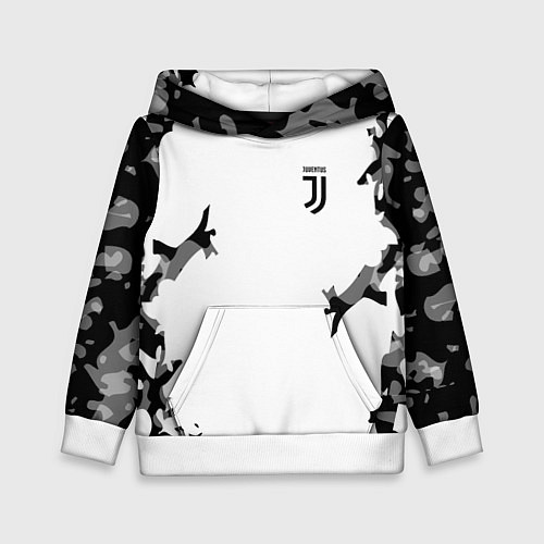 Детская толстовка FC Juventus: White Original / 3D-Белый – фото 1