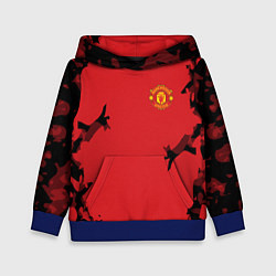 Толстовка-худи детская FC Manchester United: Red Original, цвет: 3D-синий