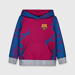 Толстовка-худи детская FC Barcelona: Purple Original, цвет: 3D-меланж