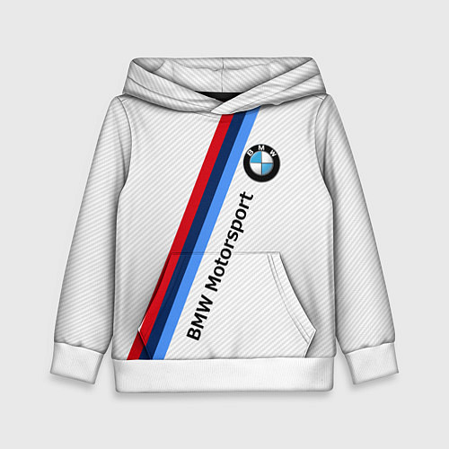 Детская толстовка BMW Motorsport: White Carbon / 3D-Белый – фото 1
