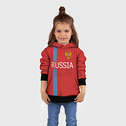 Толстовка-худи детская Russia Games, цвет: 3D-черный — фото 2
