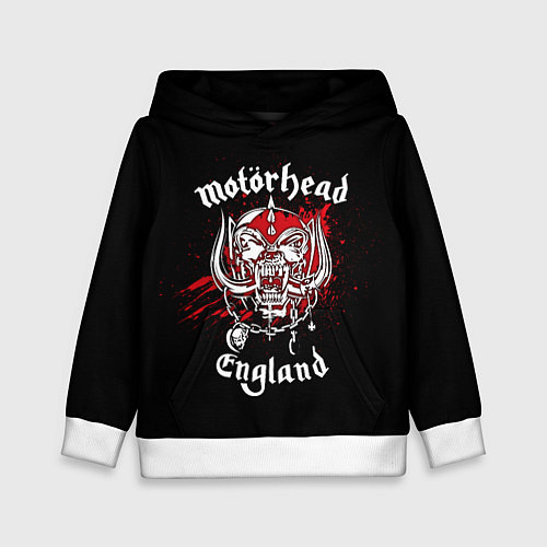 Детская толстовка Motorhead England / 3D-Белый – фото 1