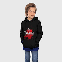 Толстовка-худи детская Trivium Blood, цвет: 3D-синий — фото 2