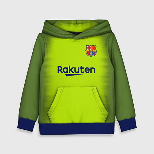 Детская толстовка FC Barcelona: Home 18/19 / 3D-Синий – фото 1