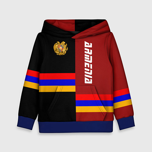 Детская толстовка Armenia / 3D-Синий – фото 1