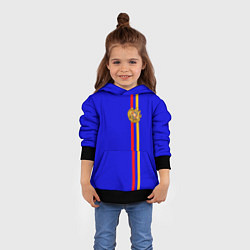 Толстовка-худи детская Армения, цвет: 3D-черный — фото 2
