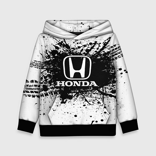 Детская толстовка Honda: Black Spray / 3D-Черный – фото 1