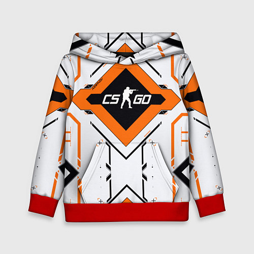 Детская толстовка CS:GO Techno Asiimov / 3D-Красный – фото 1
