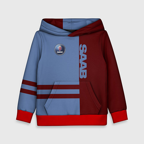 Детская толстовка Saab / 3D-Красный – фото 1