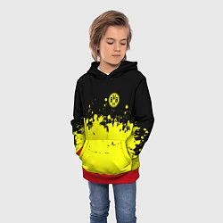 Толстовка-худи детская FC Borussia Sport, цвет: 3D-красный — фото 2