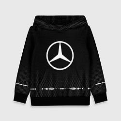 Толстовка-худи детская Mercedes: Black Abstract, цвет: 3D-черный