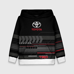 Толстовка-худи детская Toyota TRD, цвет: 3D-белый