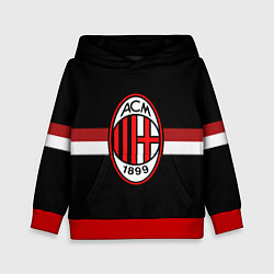 Толстовка-худи детская AC Milan 1899, цвет: 3D-красный