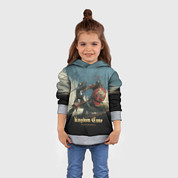 Толстовка-худи детская Kingdom Come: Deliverance, цвет: 3D-меланж — фото 2