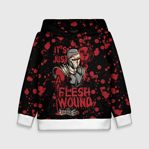 Детская толстовка Flesh Wound / 3D-Белый – фото 1