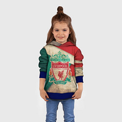 Толстовка-худи детская FC Liverpool: Old Style, цвет: 3D-синий — фото 2