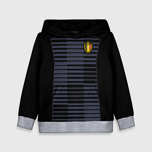 Детская толстовка Belgium Team: Goalkeeper WC-2018 / 3D-Меланж – фото 1