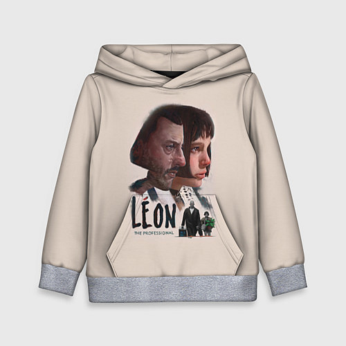 Детская толстовка Leon / 3D-Меланж – фото 1