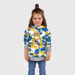 Толстовка-худи детская Real Madrid: Camo, цвет: 3D-меланж — фото 2
