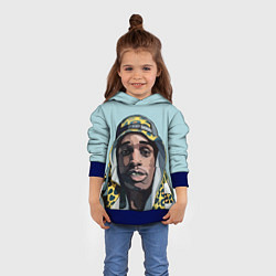 Толстовка-худи детская ASAP Rocky: Far East, цвет: 3D-синий — фото 2