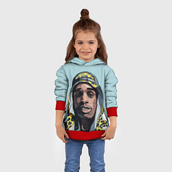 Толстовка-худи детская ASAP Rocky: Far East, цвет: 3D-красный — фото 2