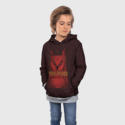 Толстовка-худи детская Twin Peaks: Red Owl, цвет: 3D-меланж — фото 2