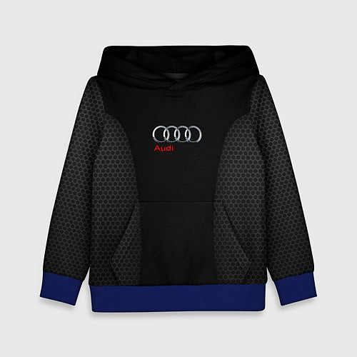 Детская толстовка Audi Carbon / 3D-Синий – фото 1