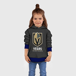 Толстовка-худи детская Vegas: Golden Knights, цвет: 3D-синий — фото 2