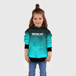 Толстовка-худи детская Detroit: Become Human, цвет: 3D-черный — фото 2