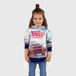 Толстовка-худи детская Need for Speed: Payback, цвет: 3D-синий — фото 2