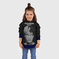 Толстовка-худи детская XXXTentacion: 1998-2018, цвет: 3D-синий — фото 2