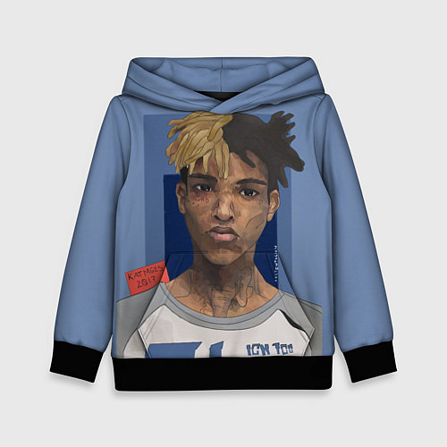 Детская толстовка XXXTentacion Art / 3D-Черный – фото 1