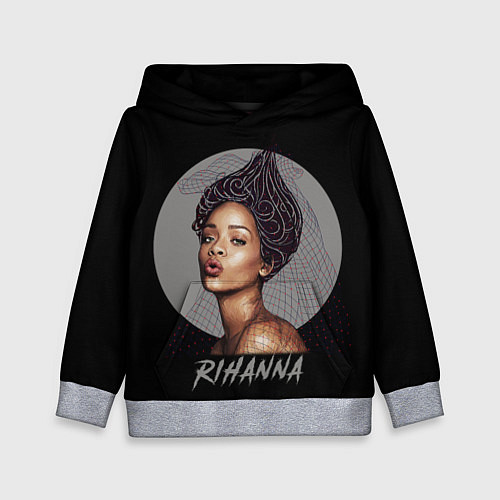 Детская толстовка Rihanna / 3D-Меланж – фото 1