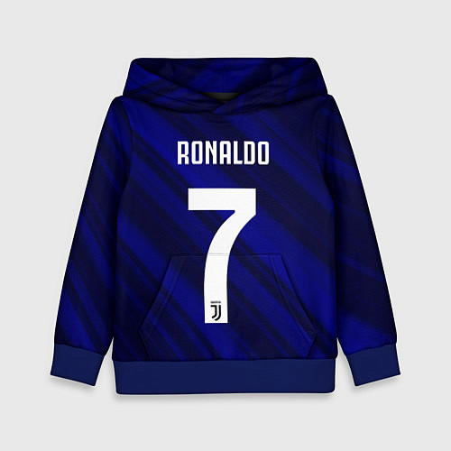 Детская толстовка Ronaldo 7: Blue Sport / 3D-Синий – фото 1