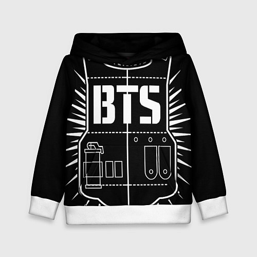 Детская толстовка BTS ARMY / 3D-Белый – фото 1