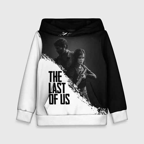Детская толстовка The Last of Us: White & Black / 3D-Белый – фото 1