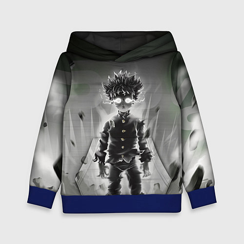 Детская толстовка Mob Psycho / 3D-Синий – фото 1