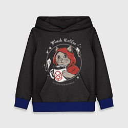 Детская толстовка Black Cat, Black Coffee