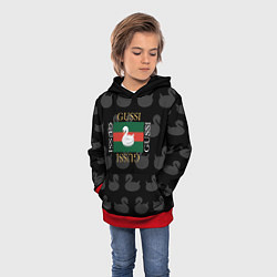 Толстовка-худи детская GUSSI: Little Style, цвет: 3D-красный — фото 2