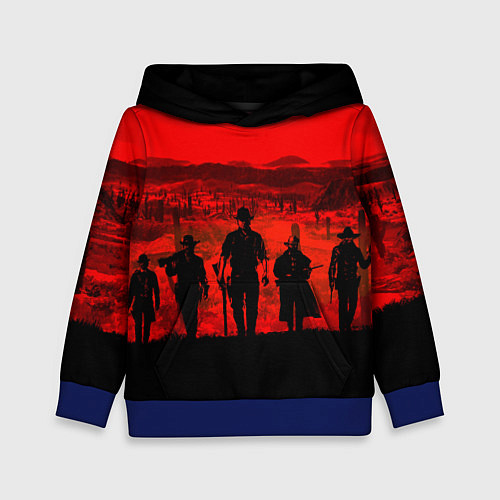 Детская толстовка RDR 2: Sunset / 3D-Синий – фото 1