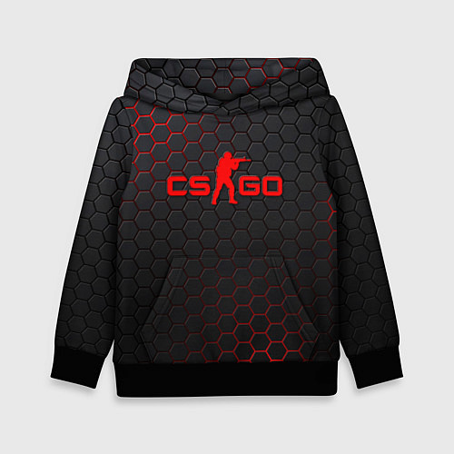 Детская толстовка CS:GO Grey Carbon / 3D-Черный – фото 1