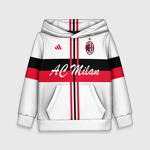 Детская толстовка AC Milan: White Form / 3D-Белый – фото 1