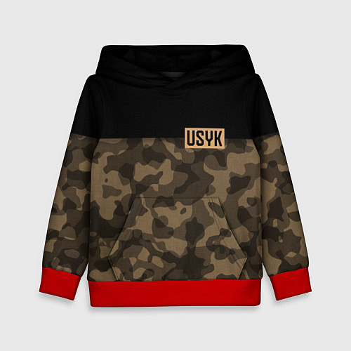 Детская толстовка USYK Camo / 3D-Красный – фото 1