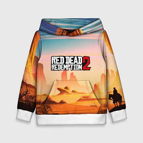 Детская толстовка RDR 2: Wild West / 3D-Белый – фото 1