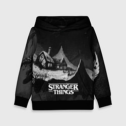 Толстовка-худи детская Stranger Things: Black Hut, цвет: 3D-черный