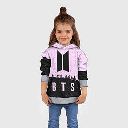 Толстовка-худи детская BTS Boys, цвет: 3D-меланж — фото 2