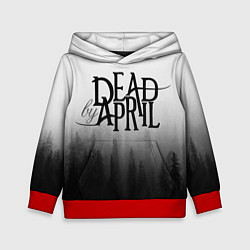 Толстовка-худи детская Dead by April, цвет: 3D-красный