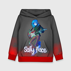 Толстовка-худи детская Sally Face: Rock Star, цвет: 3D-красный