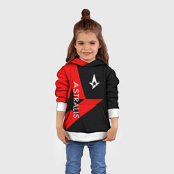 Толстовка-худи детская Astralis: Cybergaming, цвет: 3D-белый — фото 2